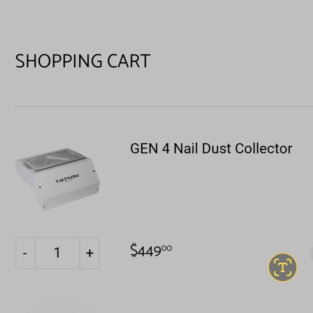 Valentino Nail Dust Collector